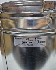 Hart & Cooley 086088 14R18 Type B Gas Vent Round Pipe 14 x 18″