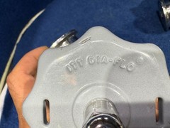 Lot of 2 ITT Dia-Flo 1819 1in CF3M 3-Port Sanitary Diaphragm Valve