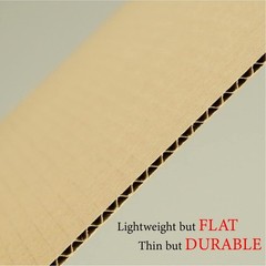50 Packs 11×14 Inch Corrugated Cardboard Sheets, Rigid Kraft Cardboard Divide…