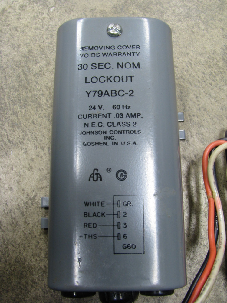 Y79ABC-2 Johnson Controls Lockout Module 24volt 60HZ