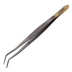 Meriam College Angular Tweezers with Serrated Tip ARTMAN