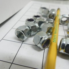 Qty 100 Nylon Insert Lock Nut Fine 3/8″-24 Gr 2 Zinc Plated Steel NyLoc NyLock