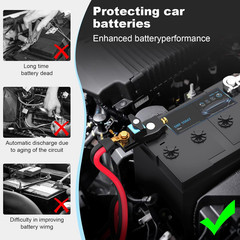 Heavy Duty Battery Disconnect Switch Power Cut Kill Switch for Car RV Boat 12V