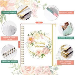 Wedding Planner Wedding Planner Book and Organizer for the Bride with 5 Tabb…