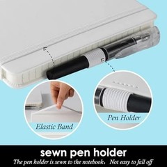 Small Notebook Pocket Size Journal 3.7″ x 5.7″ (3 Pack), A6 Mini A6 3 White