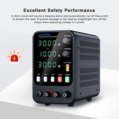 DC 0-30V 0-5A 10A Lab Adjustable Variable Bench Power Supply Internal Memories