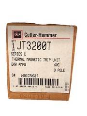 Cutler Hammer JT3200T Thermal Magnetic Circuit Breaker Trip Unit 200A Ch