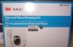 Lot of 5x NEW 3M V.A.C. Therapy Peel & Place Dressing Kit Small EZ5SML EXP 7/28