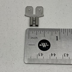 (24-Pack) 1/4″ Tin Plated Brass Blade Spade Quick Connect/Disconnect Splitter