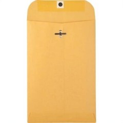 100 Pcs CLASP ENVELOPES 6×9 28lb Kraft Shipping Mailing Gummed Business Manila