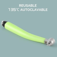 AZDENT Dental E-generator LED High Speed Handpiece 3 Spray 4 Hole Colorful USA