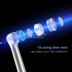Dental LED Curing Light Lamp 1 Second Cure 1400mw/cm²/Cement Lining Luting Glue