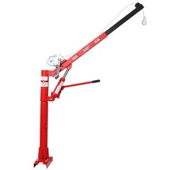 Hydraulic 1000LBS Pickup Truck Crane 360° Swivel Hoist Lift 38″-59″ for Factory