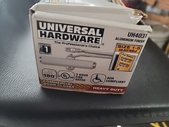 Universal Hardware Heavy-Duty Commercial Door Closer Aluminum UH4031