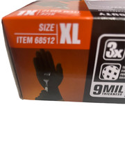 9 MIL Nitrile Gloves STRONG Extreme Heavy Duty Powder Free Extra Large XL