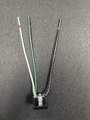 49-21BK-BU Cooper Plugs & Receptacles 15amp 125V With 3 Wire Leads Black