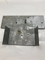 Heavy Duty Steel T Bracket TP44 Galvanized Mount Plate Slotted Support