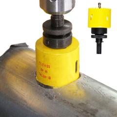 M42 Bi-Metal Hole Saw 1 Inch With Arbor and Pilot Center Drill Bit Hole Cutter