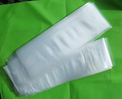 Case of 1000 Flat Poly Plastic Bags 3″ x 20″ Clear Open Top 2 Mil (10 Packs)