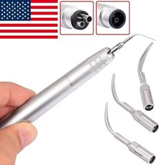 Scaling Ultrasonic Air Perio Scaler Handpiece 2/4 H + 3Tips G1 G2 G4 Dental