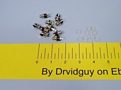 QTY 10 Switchcraft 722A Straight DC Power Jacks; Solder Lug; Panel Mount; 12VDC
