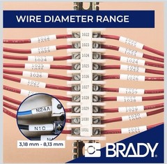 Brady M21-375-C-342 Heat Shrink Tubing For M210, M210-LAB, M211, BMP21-PLUS More