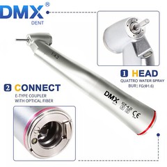 DMXDENT Dental 1:1/1:4.2 /1:5 Contra Angle Fiber Optic LED Low Speed Handpiece