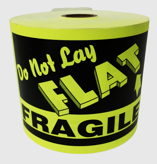 Shipping Labels- Do Not Lay Flat Fragile 250 Each, 1-12 Rolls