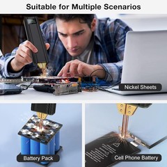 Battery Spot Welder 5000mAh Battery Portable Led Spot Welder for 18650 26650