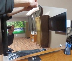 SupremeTech 18 x 24 x 0.12 Inch Acrylic See-Through Mirror, 30% Transparent
