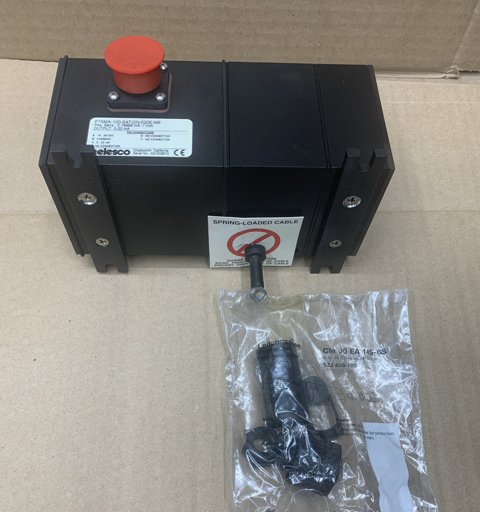 CELESCO PT5MA-100-S47-DN-020E-M6 POSITION TRANSDUCER 0-20 mA Output **NOS **