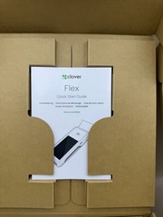 CLOVER FLEX C403 HANDHELD POS WIRELESS WIFI CREDIT CARD PROCESS TERMINAL + K400