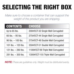 TAPE LOGIC 13 x 13 x 4 Corrugated Cardboard Boxes, Flat 13″ x x 4″, Kraft