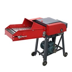 6 Blade Hay Cutter with Conveyor Belt Grass Grinder Corn Wheat 500-1000KG/H 220V
