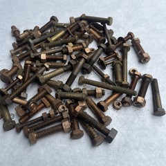 Over 5 Pounds Brass Bronze Cap Screws Etc 1/4 ,5/16 ,3/8