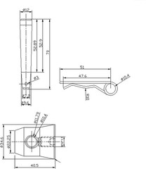 Half Conical Coupler Clip Pack | Aluminum Truss Connector