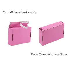 10.5×6.3×2 Inch Red Shipping Packaging Hard Corrugated Cardboard Gift Box