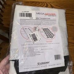 Megamover 73249 Portable Patient Transport Unit, 1000 Lb New