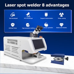 160 Joules 200W Jewelry Spot Welder Laser Welding Machine for Gold Silver Metal