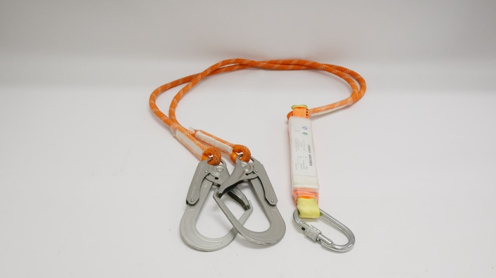 Open Box EAB-II Energy Absorber Fall Protection Safety Lanyard with Hooks