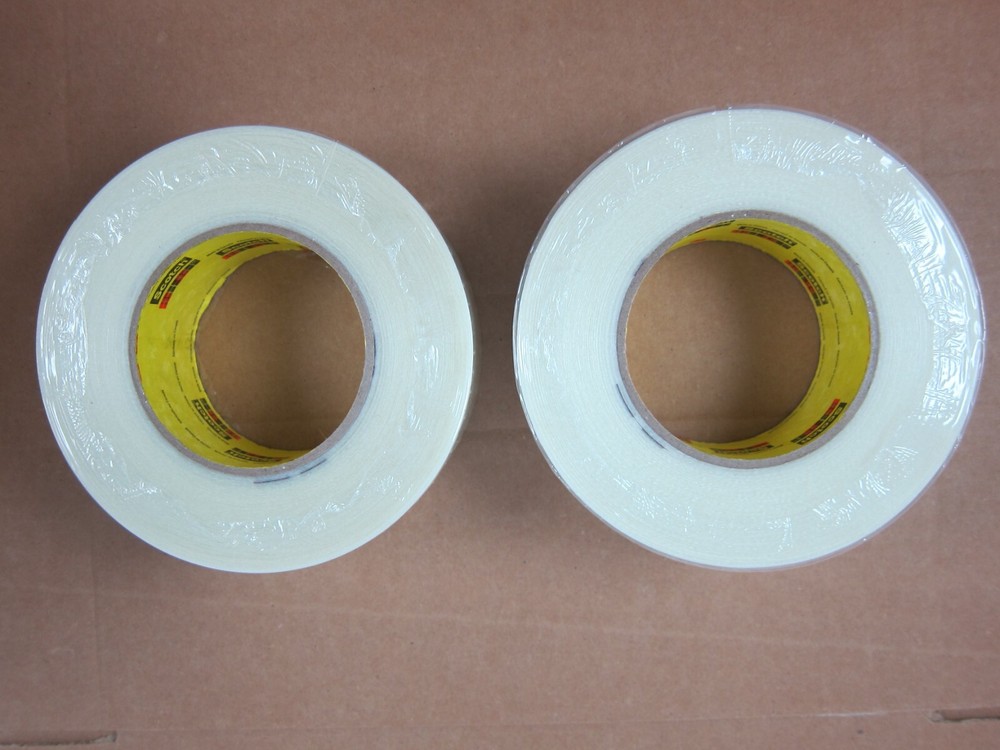 3M Scotch Industrial 7 mil Filament Tape 8919MSR CLEAR 48 mm x 55 m Qty 2 Rolls