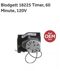 Blodgett 18225 Timer, 60 Minute, 120V