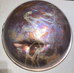 Heavy Solid Copper 14″ Bowl Kettle Rolled Edge Round Base Made In France Antique
