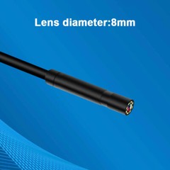 HD 1080P LED Handheld Industrial Endoscope Borescope 8mm Inspection Snake Camera