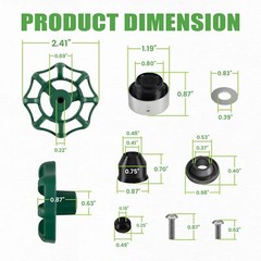 for Prier C-144KT-807 Anti-Siphon Freezeless Faucet Repair Kit for C-144/244