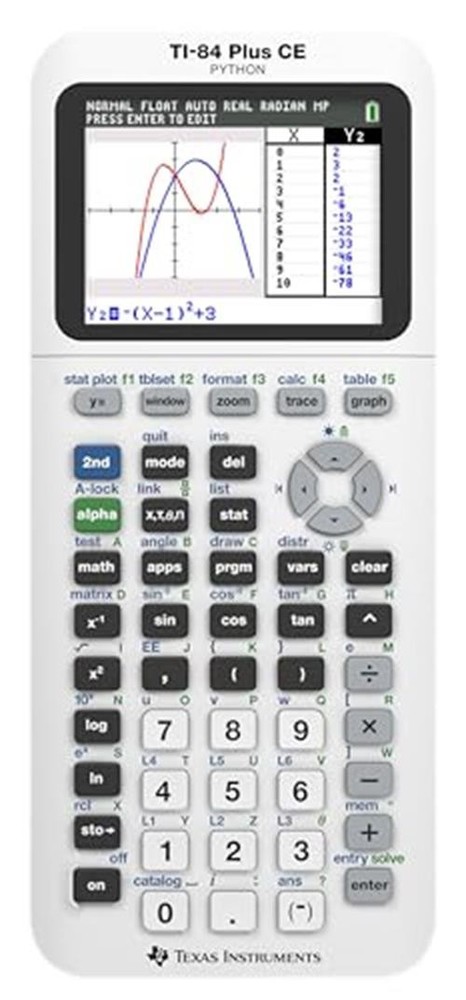 Texas Instruments TI-84 Plus CE Color Graphing Calculator, Assorted Colors