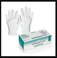 Bluzen Disposable Vinyl Gloves, Size Small – 1,000 PACK – PPE Protective Gear