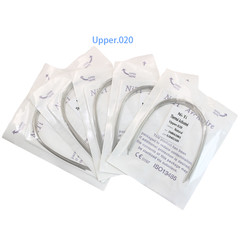 Dental Orthodontic Heat Thermal Activated NITI Arch Wires Natural Round Wire
