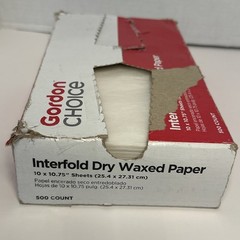 Gordon Choice Deli Wax Paper Bakery Wax Paper, 10″ X 10.75″ Pack of 500 Sheets