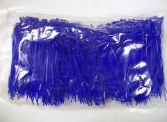4″ Blue Nylon Cable Zip Ties 18 lb. USA MADE, 1,000pk